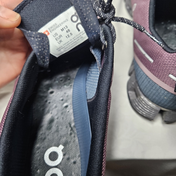 On Cloud Navy And Rose MENS SIZE 13 - Picture 6 of 9